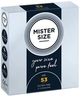 MISTER SIZE Kondome Mister Size &laquo;53&raquo; Ma&szlig;kondome - fein & gediegen Packung mit, 3