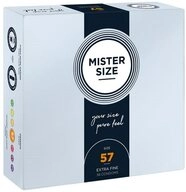 MISTER SIZE XXL-Kondome Mister Size &laquo;57&raquo; Ma&szlig;kondome - gro&szlig;z&uuml;gig & bequem...