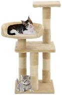 vidaXL Kratzbaum vidaXL Katzen-Kratzbaum mit Sisal-Kratzs&auml;ulen 65 cm Beige