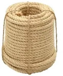 vidaXL Seil Seil 100% Sisal 12 mm 250 m (1-tlg) braun