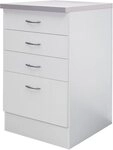 Flex-Well Unterschrank Wito (B x H x T) 50 x 85/86 x 60 cm, mit praktischen