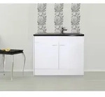 RESPEKTA Sp&uuml;lenschrank Respekta Komplettsp&uuml;le mit Dreht&uuml;r 100 x 50 cm