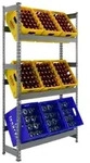 Simon Rack Flaschenregal Getr&auml;nkekistenregal SIMONBOTTLE HxBxT 180x40-100x30cm