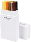TOMBOW Filzstift Dual-Fasermaler ABT mit Rundspitze/Pinselspitze Wasserbasis