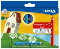 LYRA Faserstift LYRA Farbstifte Groove Triple 3in1 12 St&uuml;ck
