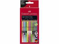 Faber-Castell Kugelschreiber FABER-CASTELL 201569 Buntstift Colour GRIP 12...