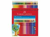 Faber-Castell Buntstift Colour-GRIP, (Colour-GRIP, 48-tlg), mit Soft-Grip-Zone