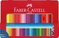 Faber-Castell Buntstift 48 Buntstifte COLOUR GRIP im Metall-Etui farbsortiert