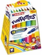 edding Aquarellstifte Funtastic Kinderfasermaler, Wasserbasis, Geruchsneutral