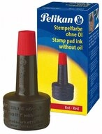 HAMELIN PAPERBRANDS Pelikan Stempelfarbe ohne &Ouml;l rot 28ml Stempelfarbe