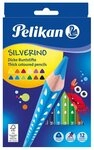 Pelikan Buntstift Pelikan Buntstifte SILVERINO dreieckig dick, 12er Set
