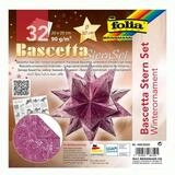 Folia Papiersterne folia Bastelset Bascetta Stern Ornament &Oslash;30cm 90g/m2...