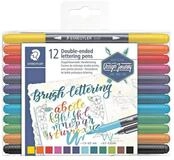 STAEDTLER Filzstift 3004, (12-tlg), mit zwei unterschiedlichen Spitzen