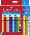 Faber-Castell Buntstift Faber-Castell Buntstifte Promoset Colour GRIP 24er Set
