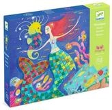 DJECO Kreativset Mosaik Glitzer: Der Gesang der Meerjungfrauen DJ09423