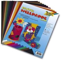 Folia Max Bringmann KG Bastelkartonpapier folia Wellpappe zum Basteln 25x35cm 10