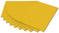 Folia Max Bringmann KG Bastelkartonpapier folia Fotokarton 300g/m&sup2; dunkelgelb...