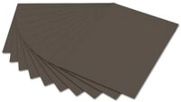 Folia Max Bringmann KG Bastelkartonpapier folia Fotokarton 300g/m&sup2; dunkelbraun...