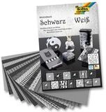Folia Bastelkartonpapier folia Motivblock Schwarz & Wei&szlig; schwarz/wei&szlig; 24x34cm...