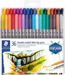 STAEDTLER Filzstift STAEDTLER Doppelfasermaler 36er Set