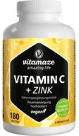 Vitamaze VITAMIN C 1000 mg hochdosiert+Zink vegan Tabletten Tabletten, 180 St.