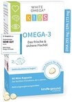 kindgesund White Omega&reg; Kids Omega 3 Kinder - Mini Fisch&ouml;l Kapseln Kapseln