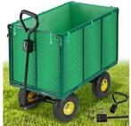 tectake Bollerwagen Transportwagen gro&szlig; max. 544kg (1-tlg), mit klappbaren
