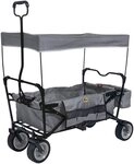 Pinolino&reg; Bollerwagen Paxi, grau, BxTxH: 124x59x66 cm