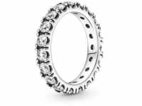 Pandora Fingerring Pandora Funkelnde Reihe Ewigkeits-Ring in Sterling-Silber mit
