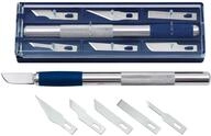 Werner Dorsch Universalmesser Hobbymesser Set mit Soft-Griffzone inklusive 6 Klingen