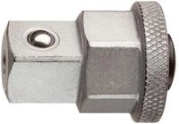 Gedore Ratschenringschl&uuml;ssel, Vierkant 1/2" au&szlig;en f&uuml;r Ringschl&uuml;ssel 19 mm