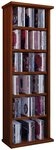 VCM Standregal CD DVD Regal Vostan H. 92 x B. 31 x T. 18 cm, CD Regal Holz,...