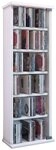 VCM Standregal Holz CD DVD Stand Regal Schrank Vetro Glast&uuml;r, 1-tlg.
