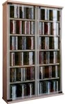 VCM Standregal CD DVD Regal Galerie H. 92 x B. 60 x T. 18 cm