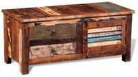 vidaXL TV-Schrank TV-Board Altholz Massiv