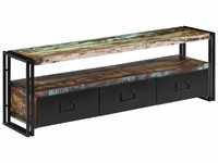 vidaXL TV Stand Colored Reclaimed Wood 120x30x40cm