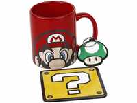 Pyramid international Super Mario Mug + Coaster + Key Chain Set