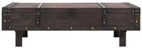 vidaXL Ablagetisch, Couchtisch Massivholz Vintage-Stil 120 x 55 x 35 cm
