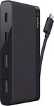 Belkin 4-Port USB-C Travel Hub (2x USB A, 2x USB C) USB-Adapter USB zu USB-C...