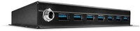 Lindy USB-Verteiler LINDY 43128 USB-Hub 7 Port USB-A USB 3.0 5 GBit/s Schwarz 7...