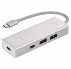 Hama USB-C USB-Hub 1:4 USB Adapter Splitter USB-Kabel, SuperSpeed USB Type-C 3.1