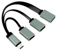 LogiLink USB-C Hub Adapter, 1x USB 3.0 mit 5 Gbit/s, 2x USB 2.0 mit 480 MBit/s