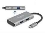 Delock Modem Delock Externer USB 3.2 Gen 2 USB Type-C&trade; Hub mit