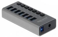 Delock DeLOCK Externer SuperSpeed USB Hub mit 7 Ports + USB-Kabel