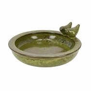 esschert design Vogeltr&auml;nke Vogeltr&auml;nke rund gr&uuml;n &ndash; Terracotta &ndash;...