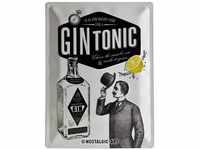 Nostalgic Art Blechschild Gin Tonic (30x40cm)