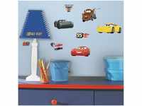 RoomMates Wandsticker Cars 3 (13 Teile) bunt rot