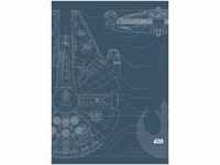 Komar Star Wars Blueprint Falcon 50x70cm