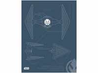 Komar Poster Star Wars Blueprint Sith TIE-Fighter, Star Wars (1 St),...