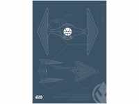 Komar Poster Star Wars Blueprint Sith TIE-Fighter, Star Wars (1 St),...